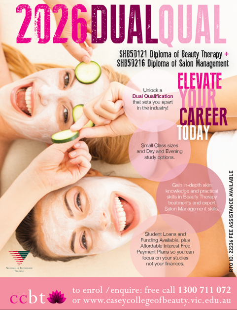 DUAL QUALIFICATION-SHB50121 Diploma of Beauty Therapy / SHB50216 Diploma of Salon Management