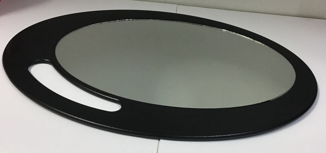 Black Oval Mirror