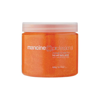 MANCINE MANGO & ROSEHIP OIL HOT SALT SCRUB 500GM