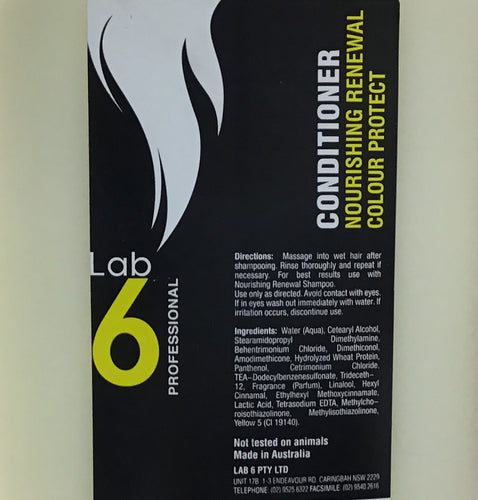 LAB 6 Conditioner Nourishing Renewal Colour Protect 5L
