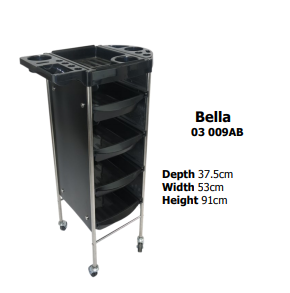 BELLA Hairdressing Trolley