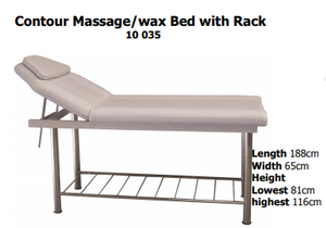 CONTOUR BEAUTY BED WITG RACK