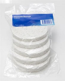 SALON AND SPA WHITE FACIAL SPONGES 5 pack