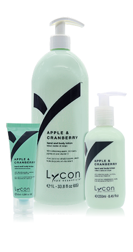 LYCON Apple & Cranberry Hand  & Body Lotion