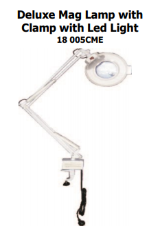 DELUXE MAGNIFYING LAMP WITH CLAMP LED