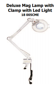 DELUXE MAGNIFYING LAMP WITH CLAMP LED