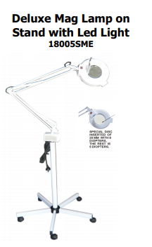 DELUXE MAGNIFYING LAMP ON STAND LED