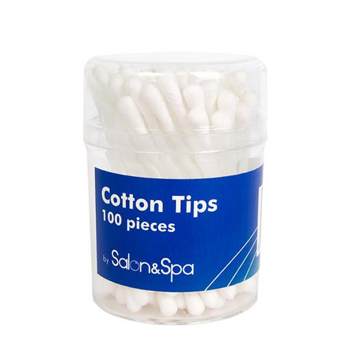 SALON AND SPA COTTON TIPS TUB 100PC