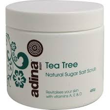 ADINA Tea Tree Natural Sugar Salt Scrub 400g