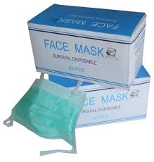 FACEMASK Surgical Disposables 3 Ply Elastic Type