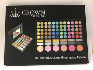 CROWN BRUSH 78 Color Blush/Liner/Eyeshadow Palette