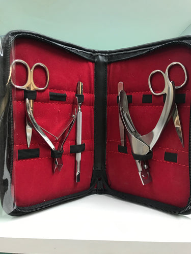 Nail Implement Kit with Case