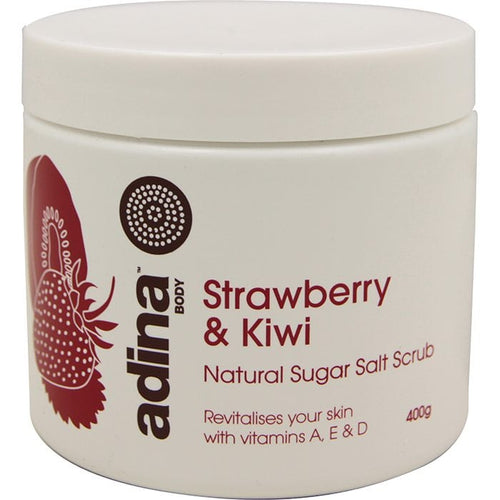 ADINA Strawberry and Kiwi Natural Sugar Salt Scrub