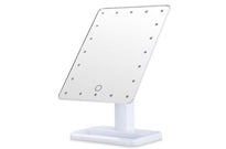 MM100W - LED MAKEUP MIRROR ON STAND WHITE